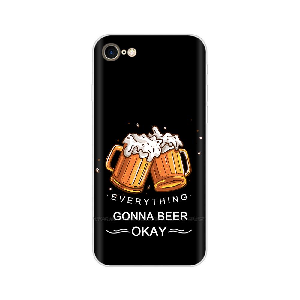 For iPhone SE 2020 Case Fashion Cartoon Soft TPU Back Cover For iPhone SE Clear Silicone Casing Protective Cases For iPhoneSE