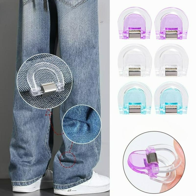 Anti-mopping Artifact for trousers, Invisible non-marking trouser edge buckle, trousers length change short, adjustment buckle fixing clip
