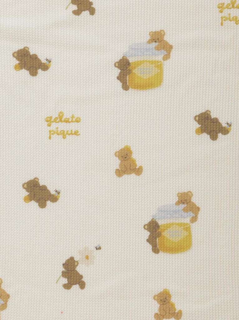 Baby Honey Bear Print Blanket [Gelato Pique]