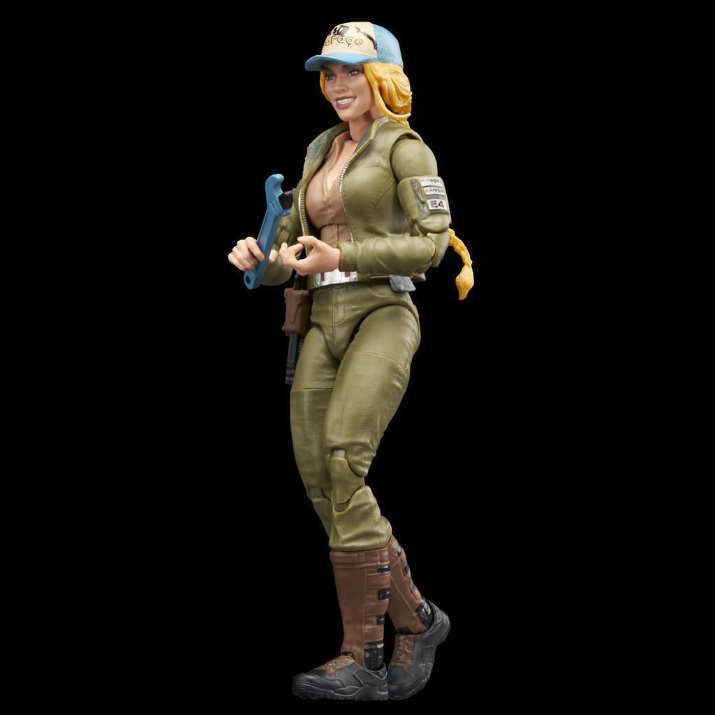 G.I. Joe Classified Series Retro Card Back Courtney [Cover Girl] Krieger, Collectible 6-Inch Action Figure with 9 Accessories