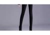 Plus Size Fluffy Leggings for Women: Slimming Elastic Denim Pants for Spring and Autumn