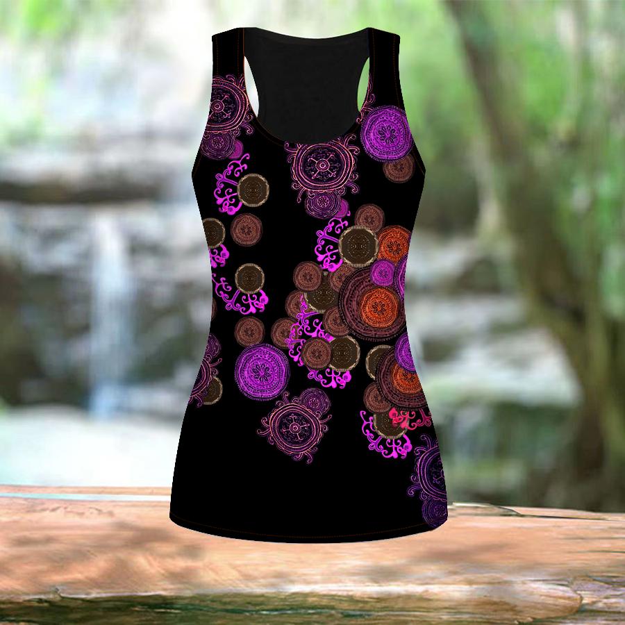 3D Circular Pattern Print Women Workout Yoga Gym Printed Summer Sport Shirts Plus Size Vests