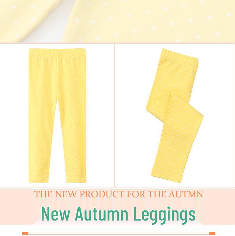 Spring & Autumn Kids' Leggings: Girls' Princess Skirts with Leggings & Outerwear Pants for Small To Medium Children