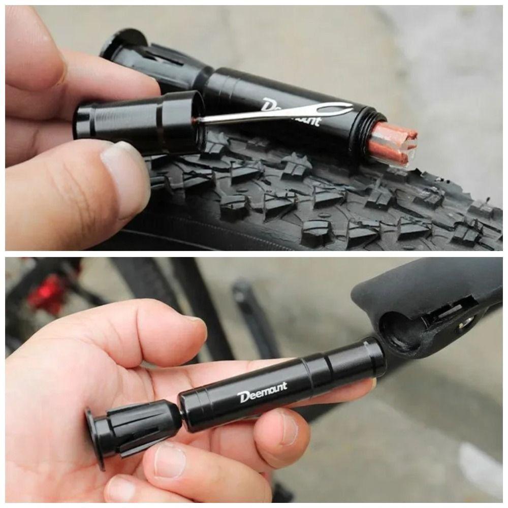 High Viscosity Tubeless Maintain Tool with Handlebar Plug Bike Tire Repair Kit  Road Bike