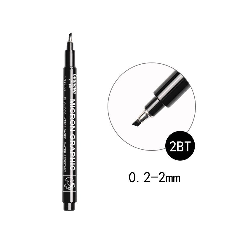 Guangna 8050 Needle Point Archival Ink Pen Set for Sketching and Outlining