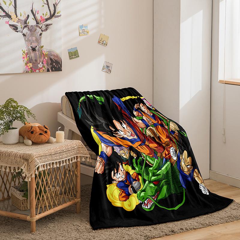 Cartoon Day Man Dragon Ball Series Double Sided Flannel 3D Digital Printing Blanket Blanket