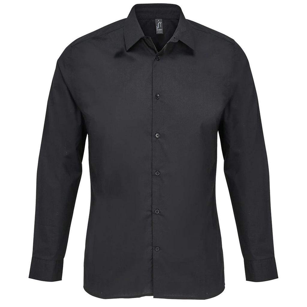 SOLS Unisex Adult Bailey Poplin Long-Sleeved Shirt