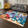 3D Grizzy and The Lemmings Cartoon Carpet Rug for Bedroom Living Room Sofa Home Decor,kids Game Area Rug Non-slip Floor Mat Gift