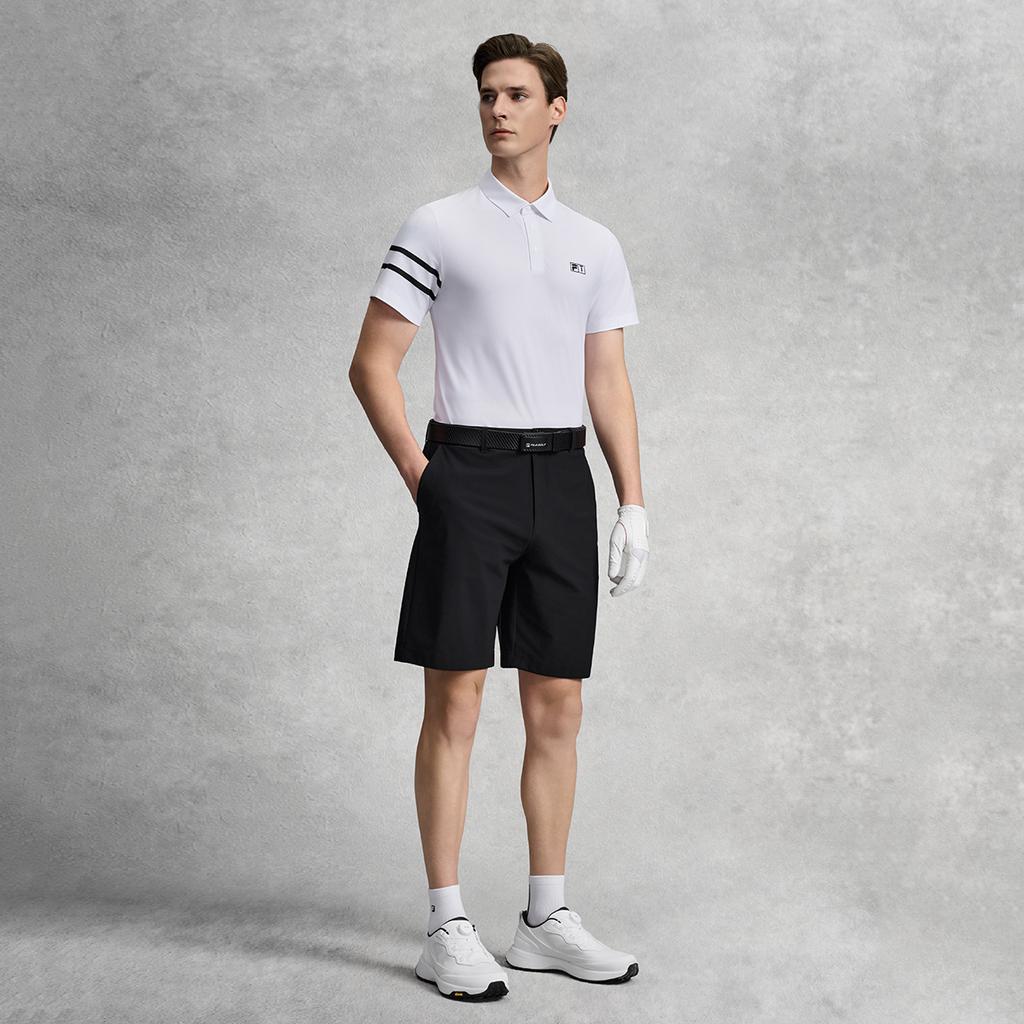 FILA Golf Series Fashion Simple Trendy Sports Comfortable Cool Feel Knitted Casual Shorts Men shorts A11M625607FBK