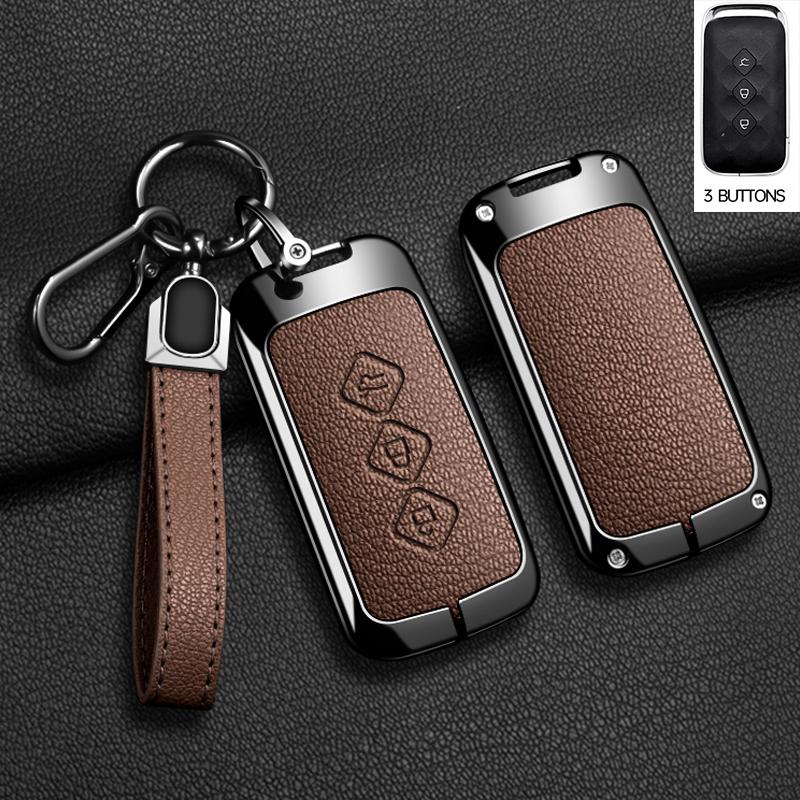 Zinc Alloy Remote Car Key Case for Wuling Hongguang S Baojun 510 730 360 560 RS-5 530 630 Chevrolet AveoTrax Groove Captiva 2024