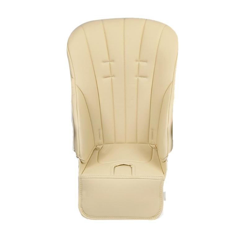 Stilvoller Babynahrungsstuhl Sitzschoner Verbessert das Essen Kratzfest Verschüttungsfest PU-Leder Kissenbezug