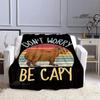 The Capybara Club Anime Blanket Picnic Blanket Vintage Blanket Home Travel Birthday Gift Bed Blanket Thin Blanket