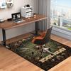 1PC Custom Name Steampunk Spider Web Theme Floor Mat Ideal for Living Room, Game Rooms, Office, Bedroom,Floor Mat Playful Design