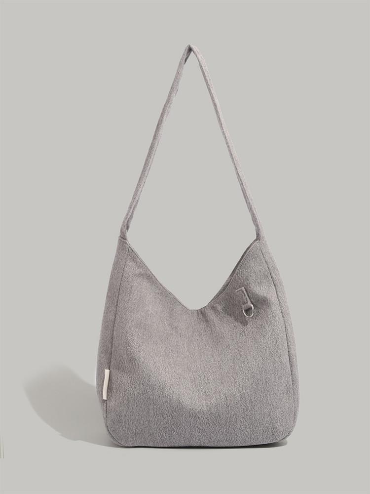 

Korean version 2025 new bag women s woolen large-capacity tote bag fashionable versatile underarm bag commuter shoulder bag tide
