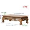 Rosewood Quality Wood Tea Table Multi-use Rectangle Small Coffee Table  Buddha Kistler Display Rack Wood Decoration Base Vase