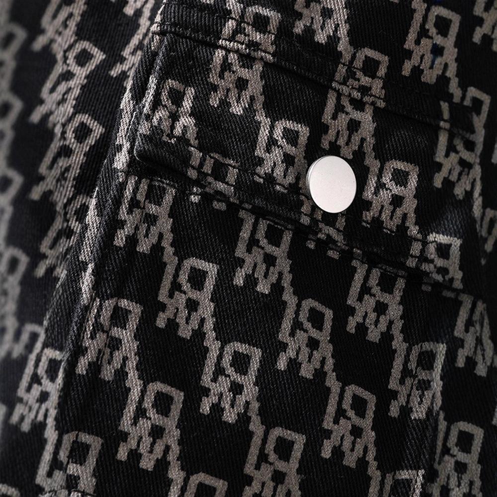 Spring and Autumn Denim Jacket Men's New Korean Version of Trendy Casual Jacket