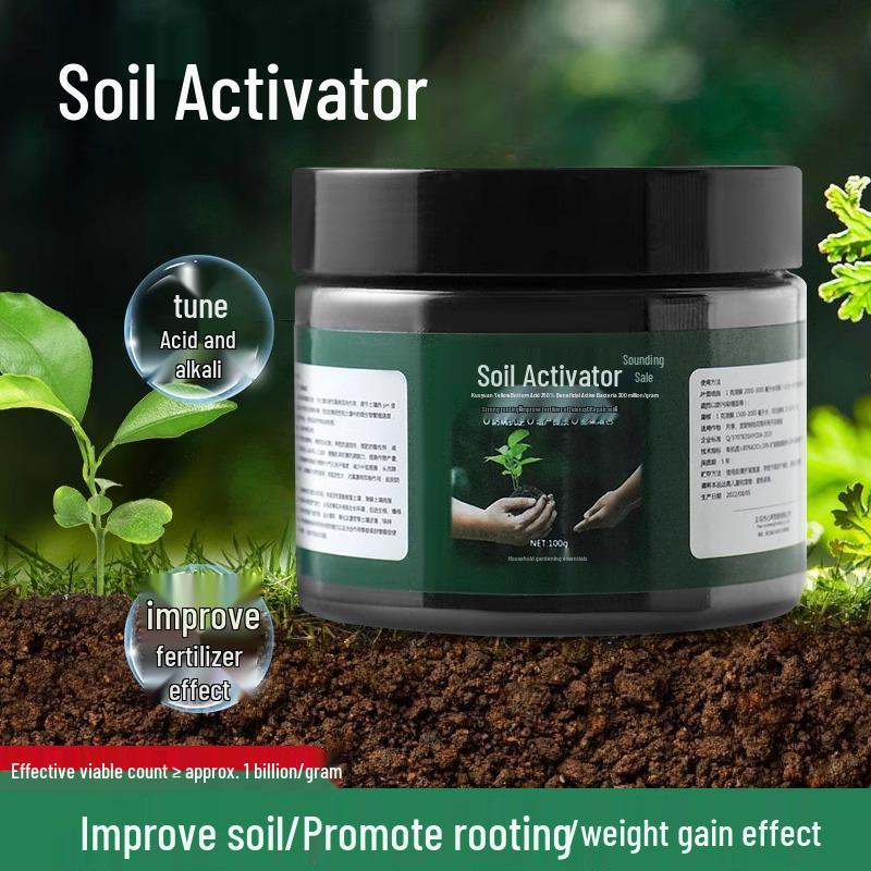 

Активатор почвы: Универсальное удобрение и стимулятор роста корней для здоровья цветов и растений Soil activator 1 bottle 100g