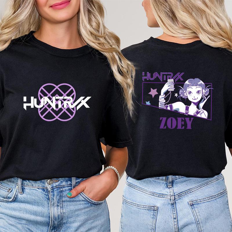 Kpop Korean Wave Witch Hunt trendy casual short sleeved printed T-shirt 5987