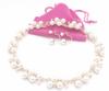 Beaded Necklace and for and Everyday Use and [N-Style] Earrings, Pearl, Rhinestone, Weddings, Parties, (Necklace Earrings)