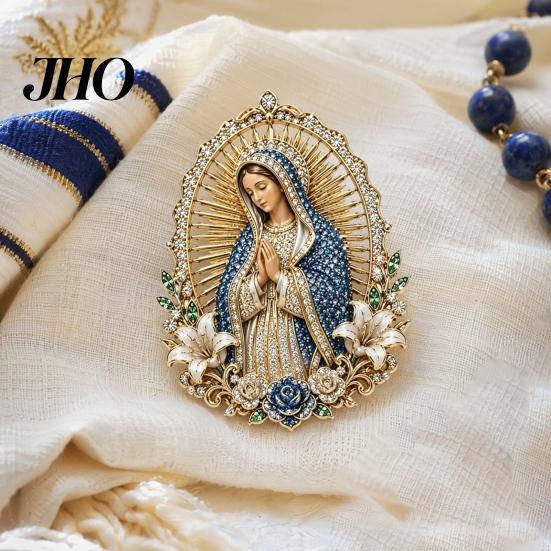 Christian Faith Brooch Sacred Heart of Jesus Brooch, Confirmation Souvenir Accessory with Enamel Pin Pin, Catholic Lapel Inspirational Gift