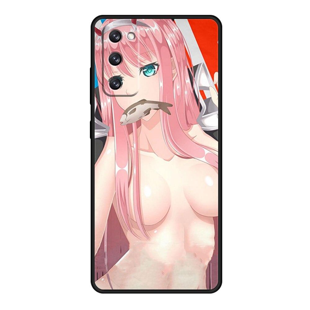 Handyhülle für Samsung S21 Plus S9 S10 S20 FE 2022 S7 S10e S22 Ultra 5G S8 Stoßfest Zero Two Darling in the FranXX Anime