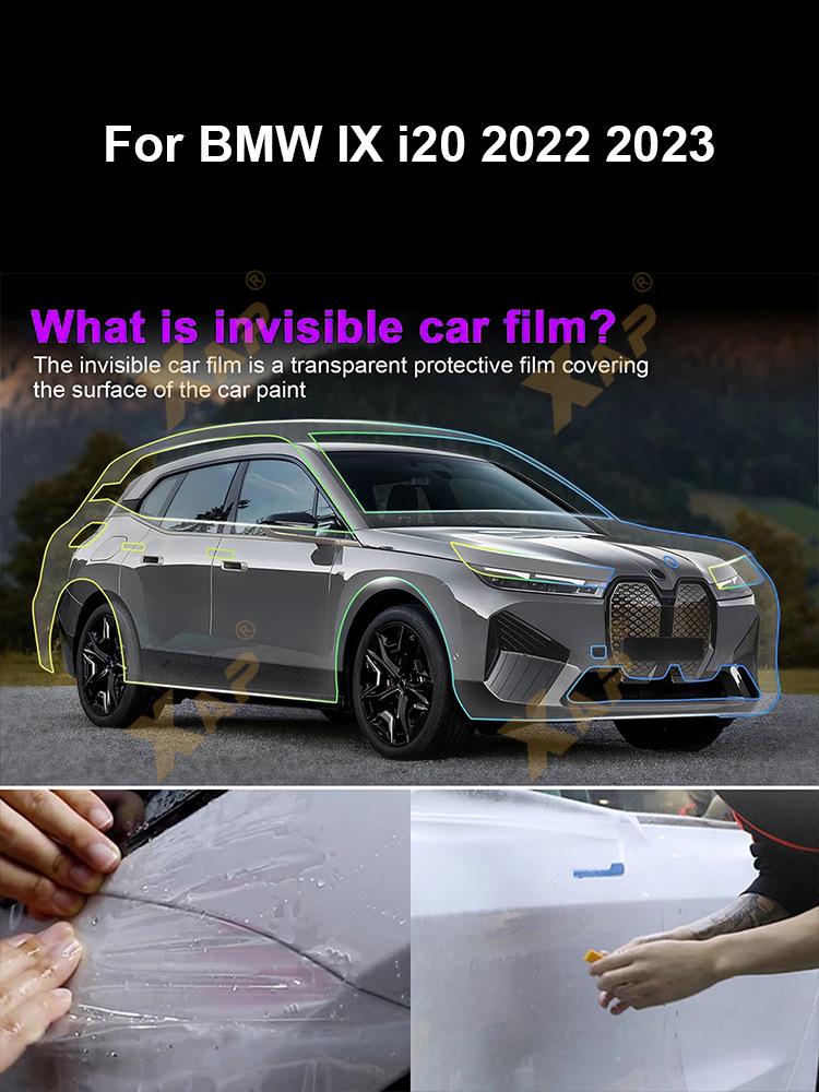 BMW iX I20 TPU Invisible Paint Protection Film - Anti-Scratch & Brightening.