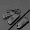 Fashion New Double-sided Leather Car Key Case Cover Shell Protection Auto Styling Accessories For VW Volkswagen Golf 8 MK8 Leon QW7
