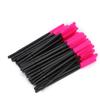 50Pcs Set Disposable Eyelash Brush Makeup Brushes Mascara Applicator Beauty ToolRose Red