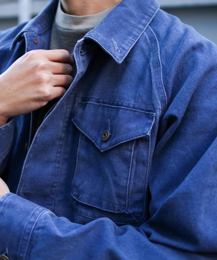 Sulfur Dyed Fade Coverall Outer Jacket BLUE M [Snow Peak] JK-26SU015 Men's Women's