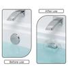 PVC Bath Overflow Drain Cover Transparent Bathroom Accessories New Drainage Cap  Bottomless Bathtub