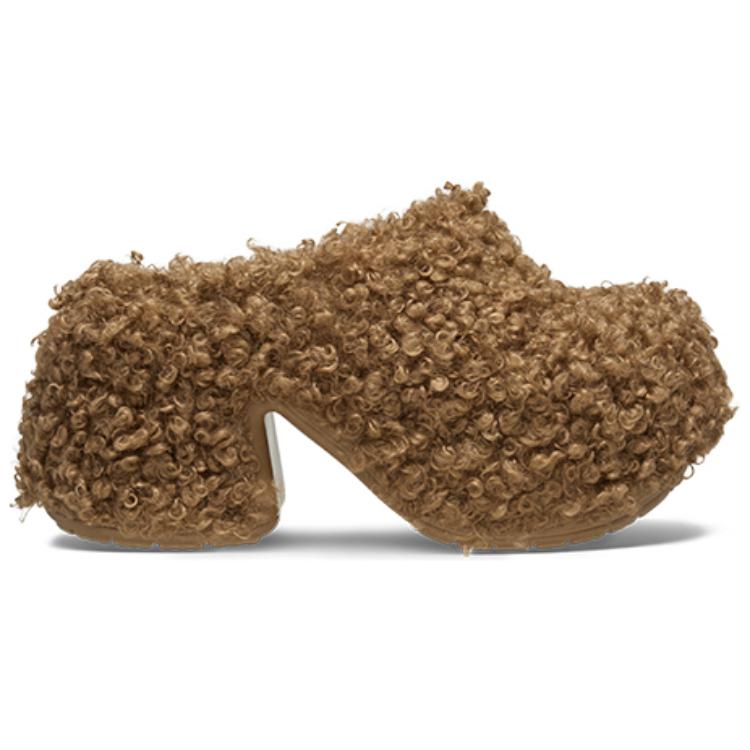 Crocs Elegant Versatile EVA Anti-Wear Closed-Toe Slippers Women Slippers Brown 210748-2EY