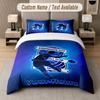 Custom Bedding Set BIRMINGHAM CITY Football Pattern, Print Name Text 1 Duvet Cover Plus 2 Pillowcases Home Textile