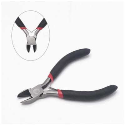 4.5 Inch Mini Small Pliers with Teeth and Pointed Nose Pliers Handmade Small Flat Mouth Pliers Jewelry Pliers Extended Toothless