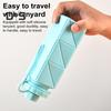 Silicone Foldable Water Bottle 610ml Leakproof Collapsible Water Bottle for Travel Camping Hiking Sports Outdoor BPA Free Portable Reusable Water Cup