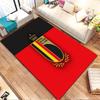 Belgian Football Emblem Rug Patterned carpet, non slip mat suitable for living room and bedroom sofas