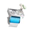 Paper Towel Holder with Shelf Adhesive Paper Towel Rack Toilet Roll Paper Holder Without Drilling Bathroom Toilet Paper