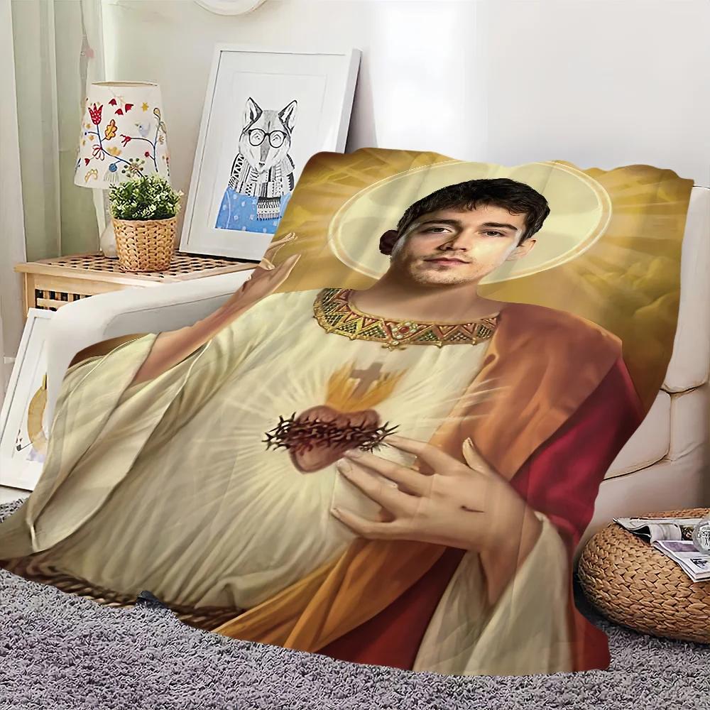 Charles Leclerc God Art Blanket Soft And Comfortable Nap Blanket Suitable For Room Office Bedroom Warm Birthday Home Kid Gift