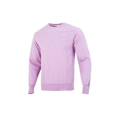 Nike Standard Issue Crew Neck Sweatshirt Men Tops Pink DQ5821-522