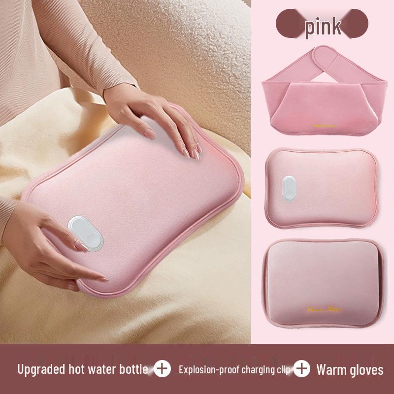 Electric Explosion-Proof Rechargeable Hand Warmer & Large Hot Water Bag