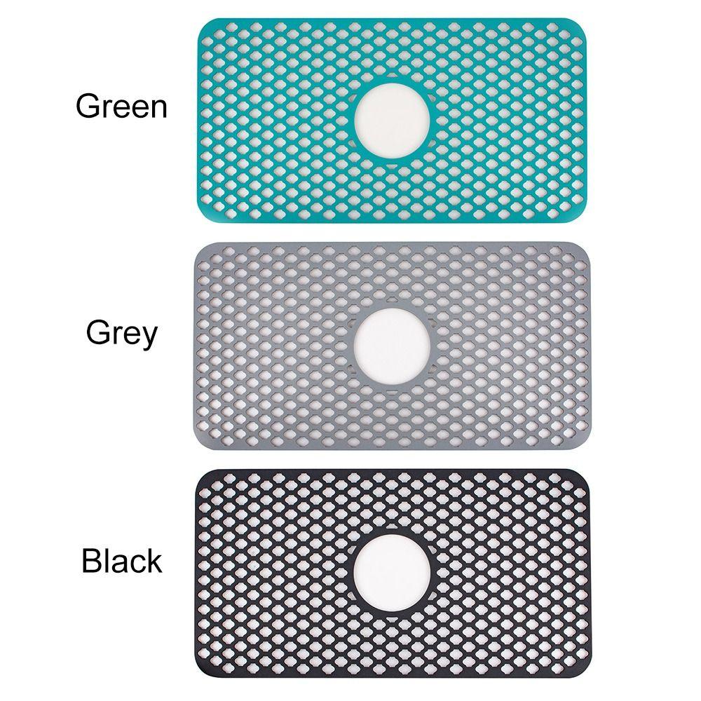 Accessories Kitchen Dish Sink Protector Mat Drain Pad Non-Slip Silicone