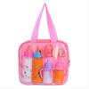Milk & Juice Bottles Doll Feeding Set With Storage Bag Pretend Baby Bottle Pacifier Plastic Dollhouse Decor