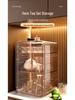 Desktop Dustproof Cup Organizer Shelf & Draining Tray