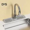 Faucet Mat Fast Drying Stone Sink Tray Sink Protectors Splash Guard Silicone Draining Mat for Kitchen Bathroom Sink