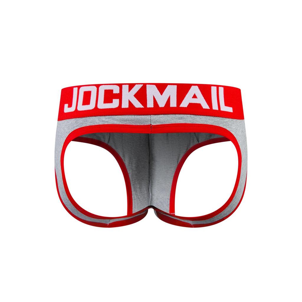 JOCKMAIL Herren Baumwolle Po-Enthüllende Boxer Briefs - Sexy & Erotische Unterwäsche