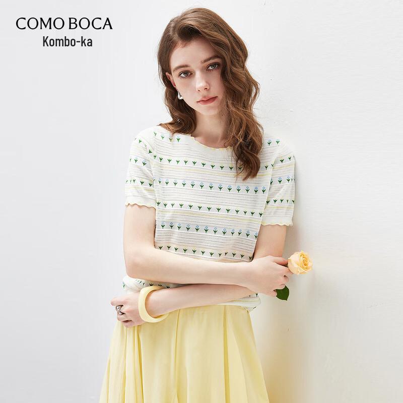 Women s Short Sleeve Knitted T-Shirt M
