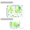 Glow in the Dark Dinosaur Footprint Wall Stickers for Kids Bedroom Removable Self Adhesive DIY Home Decor Decals for Nursery Playroom