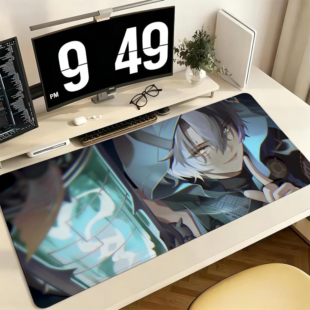 Wuthering Waves Jingran Pro ESports Xl Gaming Mousepad Extra Large NonSlip Stitched Edge Keyboard Laptop Desk Mat For Pc Gamer