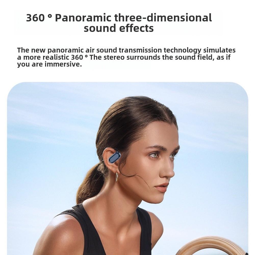 Hanging Ear Color Screen Earphones Bluetooth Noise-cancelling Earphones Open Earphones Bluetooth Ultra Long Life