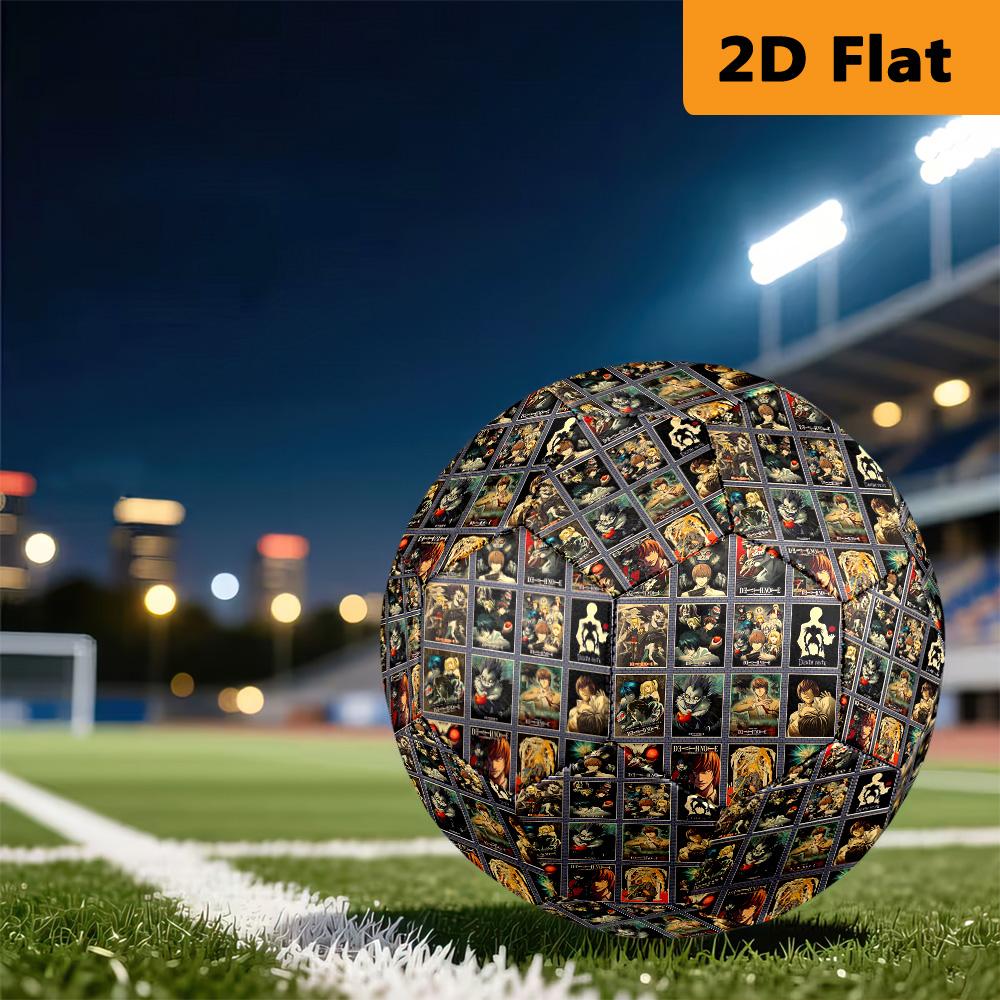 Darkness Destiny: Death Note Saga Football Suitable for Both Training and Competition High Elasticity Outdoor Sports No. 5 Football