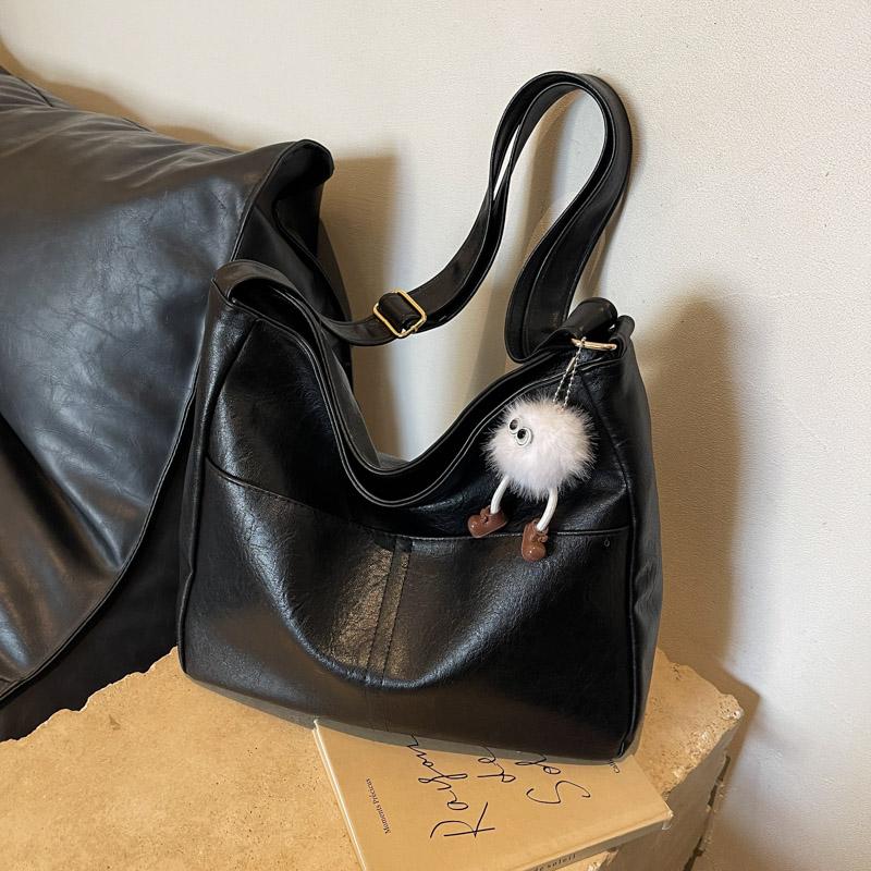 

Новые стандартные супер-огненные сумки большой вместимости из мягкой кожи однотонного цвета с улучшенными характеристиками, универсальные сумки на плечо